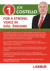Labour Joe Costello Canvas Card A5 update
